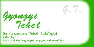 gyongyi tehel business card